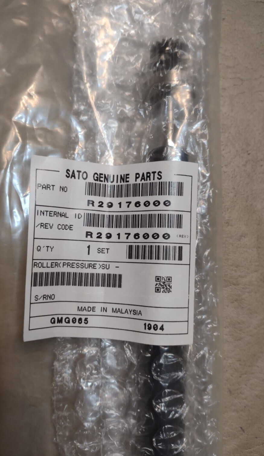 Sato R29176000 S84XX-EX Printer Part - Pressure Roller - NEW