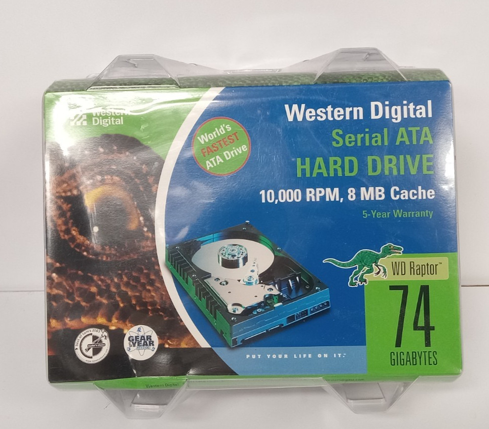 Western Digital Raptor 74GB Internal Serial ATA 3.5" (WD740GD) HDD - OPEN BOX