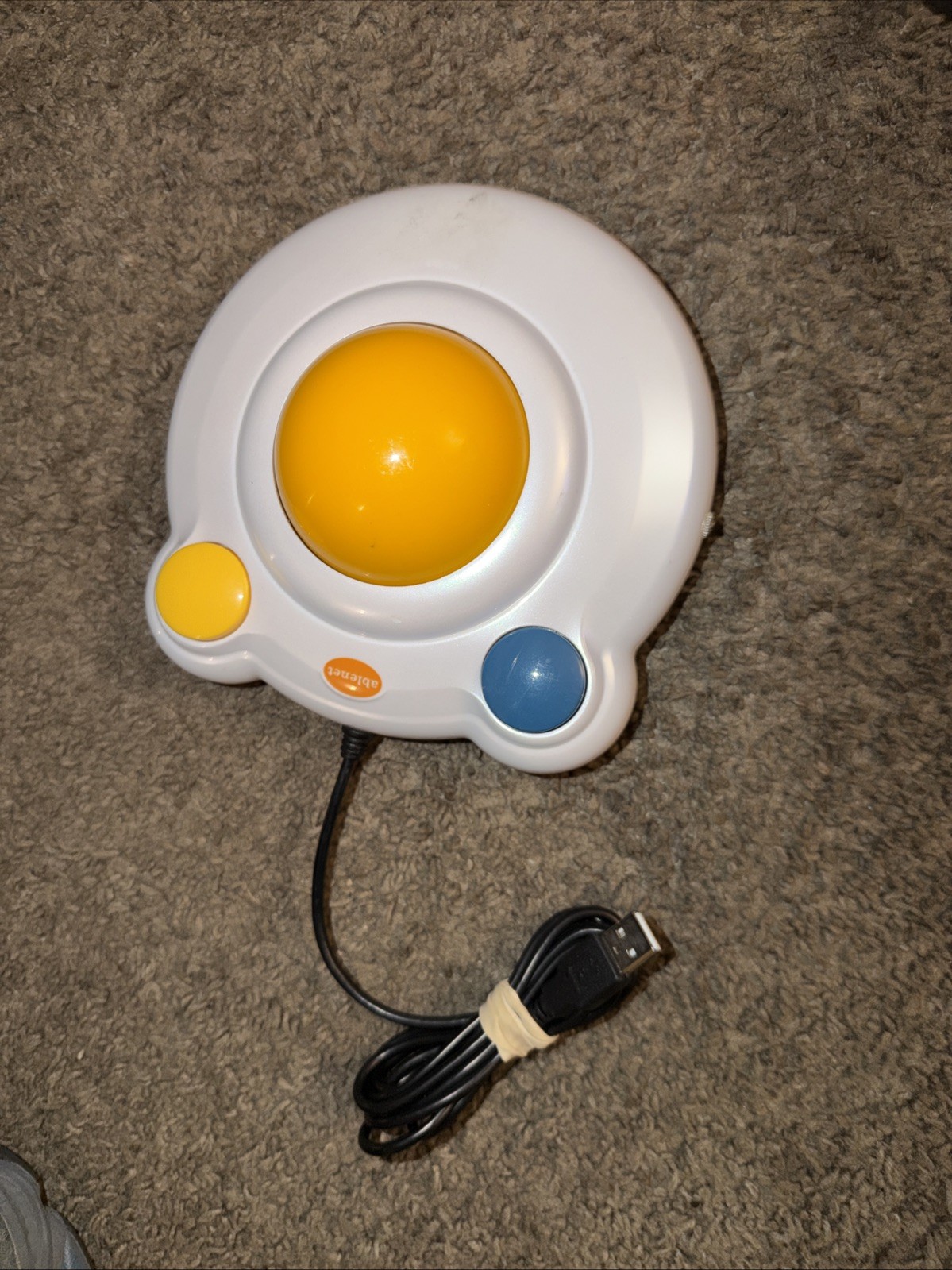 AbleNet Bigtrack 2 - USB Ergonomic Trackball Mouse