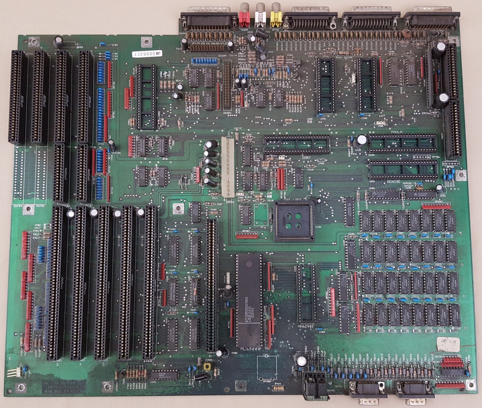 Amiga 2000 2000HD 2500 Motherboard rev4.4 ASIS for Parts Repair Donor JA0095311