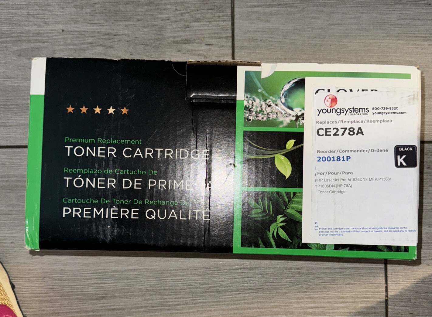 Clover Premium Replacement Toner Cartridge 78A CE278A New Open Box