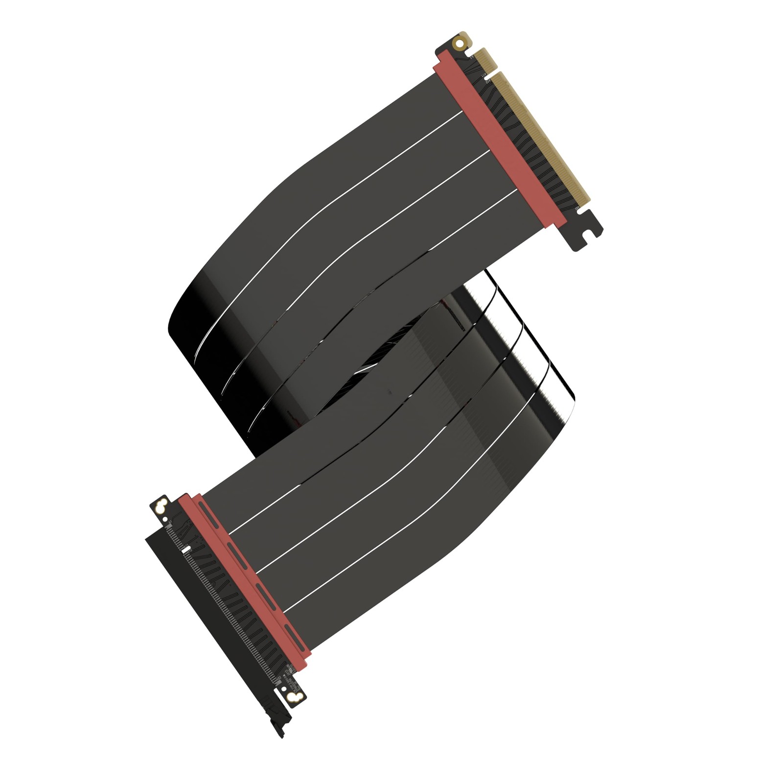 LINKUP AVA5 PCIe 5.0 Riser Cable Straight Black 70cm