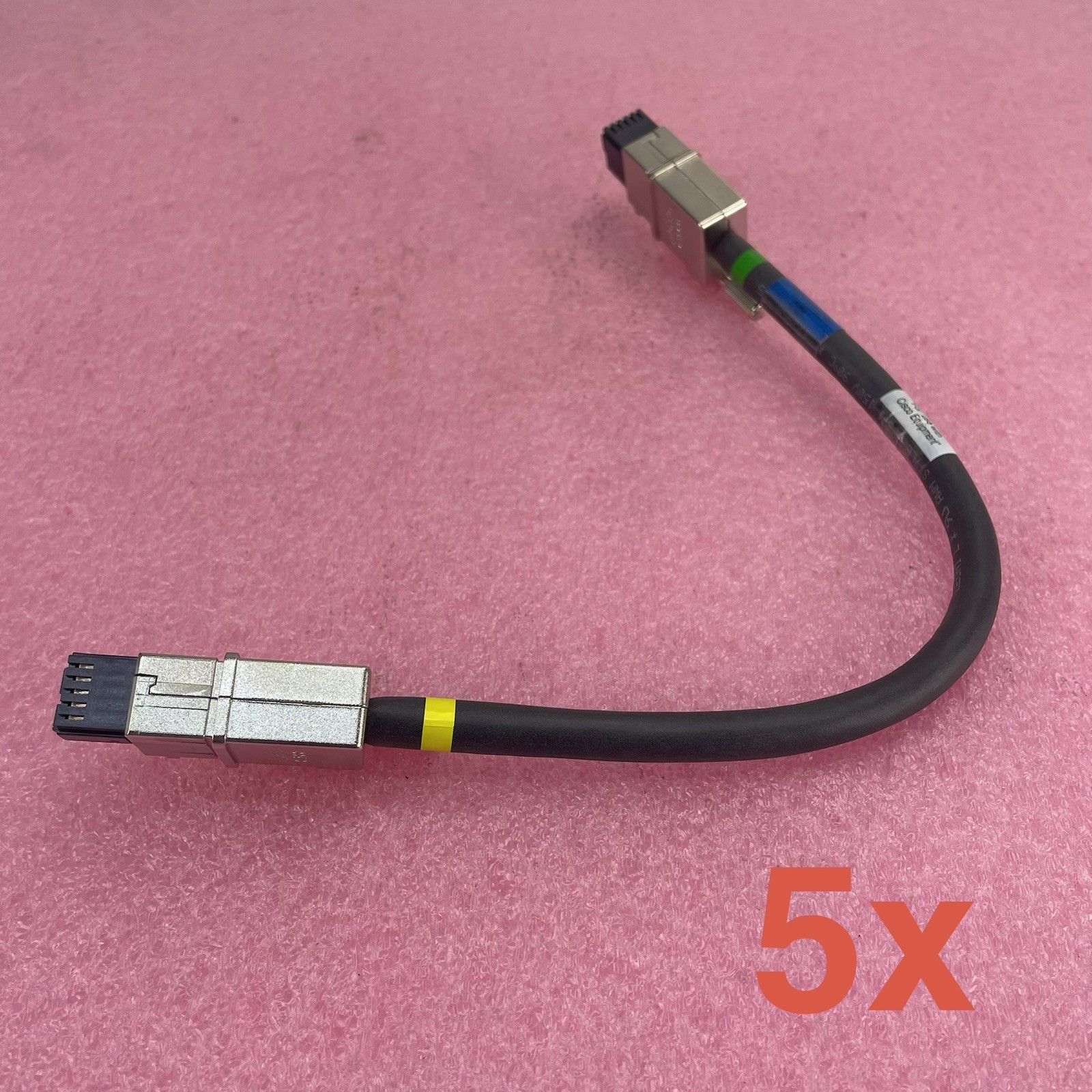 Cisco 37-1122-01 30cm Stack Power Cable Untested Lot of 5