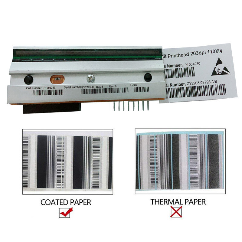 Printhead For Zebra 110XI4 200dpi Printer-Used  (Only fit for coated paper)