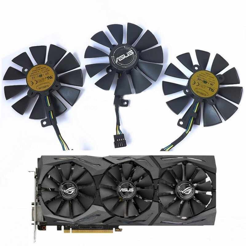 1x For ASUS ROG-STRIX GTX1060 1070 1080TI Graphics Card Cooling Fan Durable