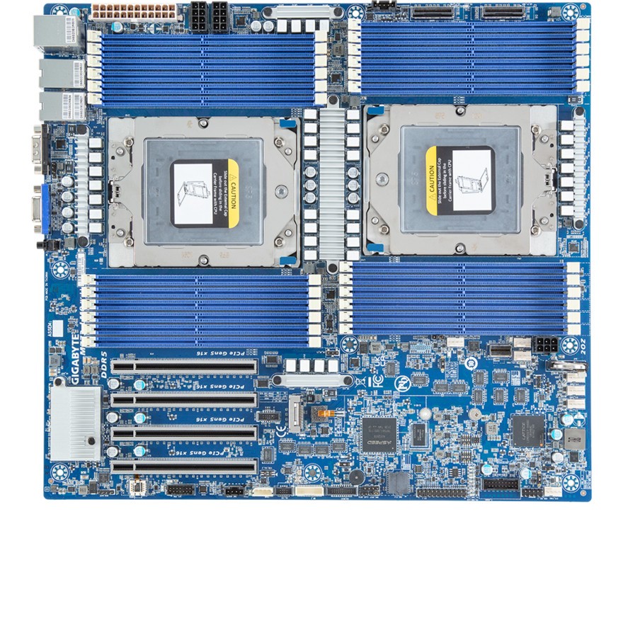 Gigabyte MZ73-LM2 SP5 Server Motherboard For AMD EPYC Gen5 9005 Series DDR5