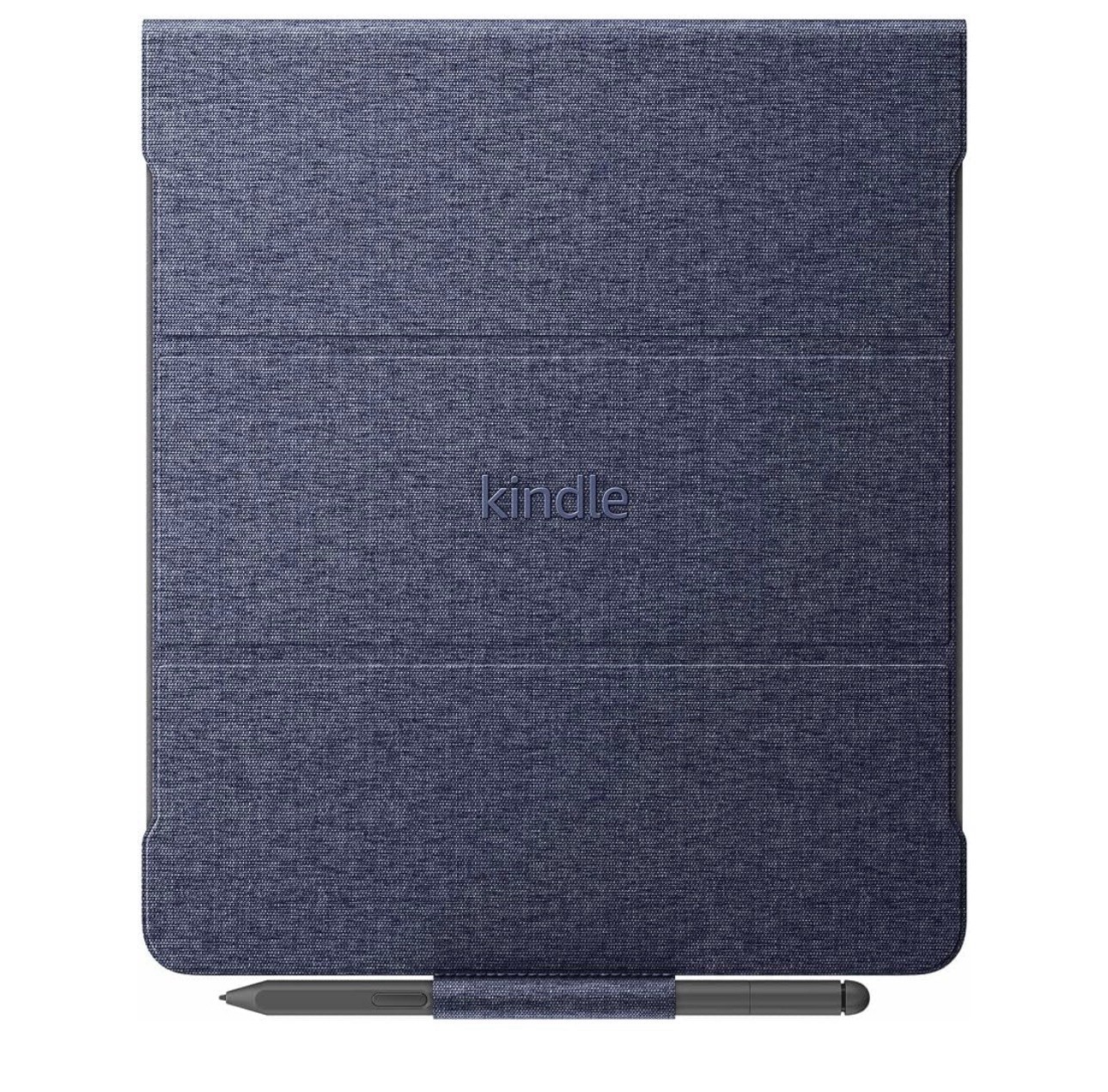 Amazon Kindle Scribe Fabric Folio Cover Sleek Protective Case Denim NEW