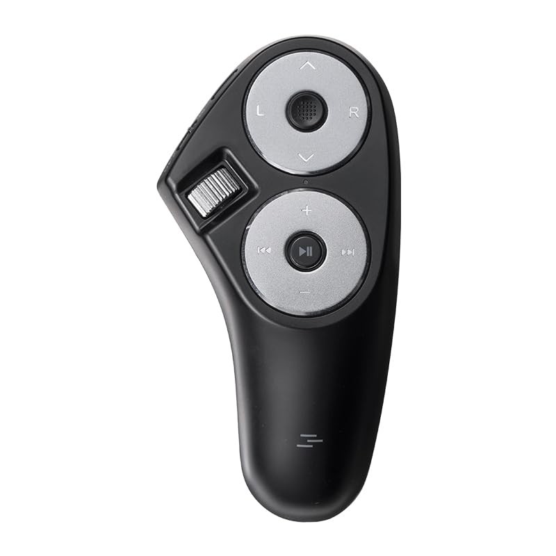 SANWA Bluetooth + 2.4G Wireless Handheld Mouse, 3 in 1 Presentation Clicker, ...