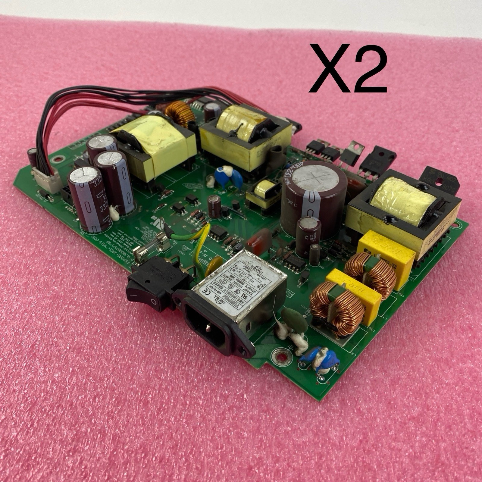 Zebra FSP200-3P01 Power Supply Board for ZM400 Printer - Tested Lot of 2