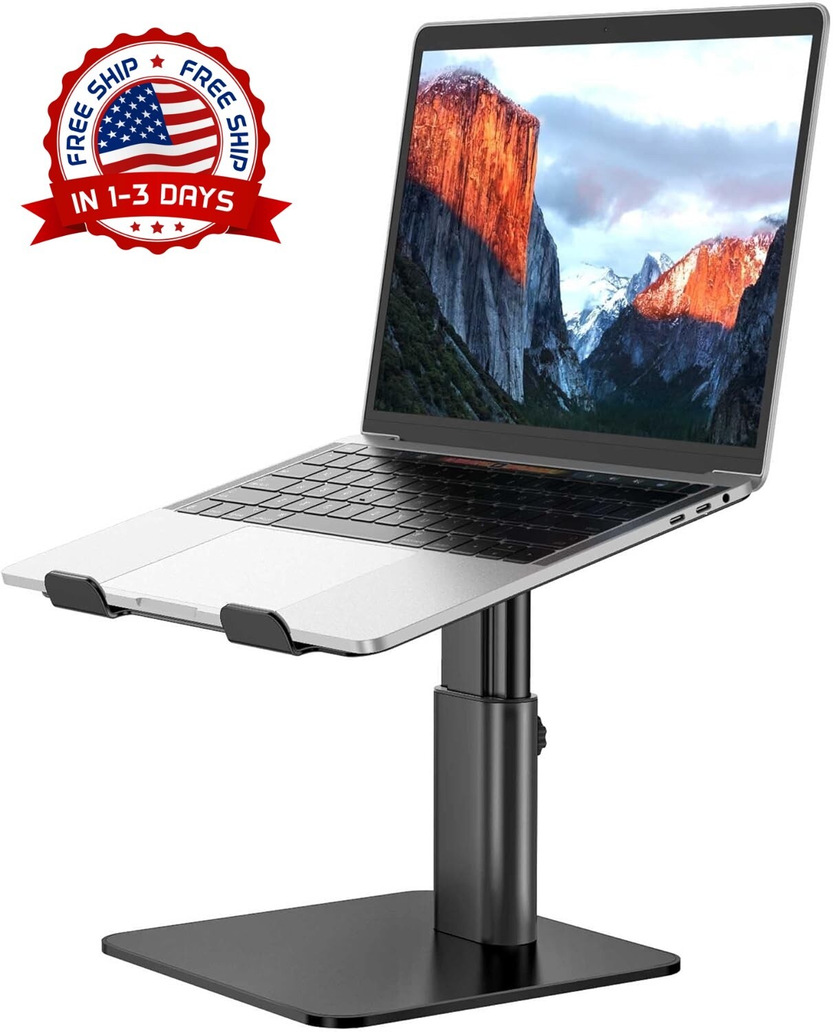 Soporte para computadora portátil , soporte elevador ergonómico ajustable NEW US