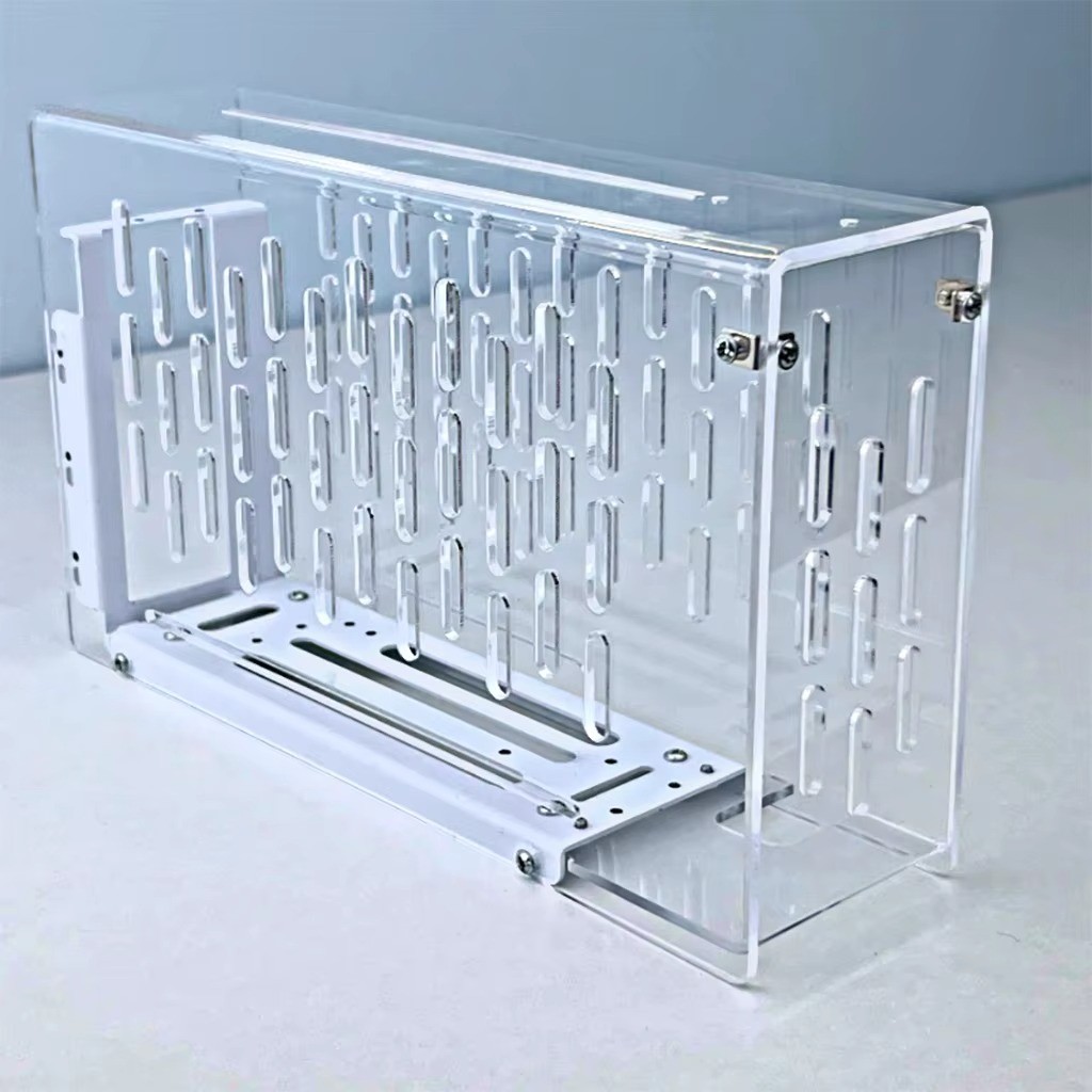 eGPU External Graphics Card Metal Bracket Stand Acrylic Case for Oculink
