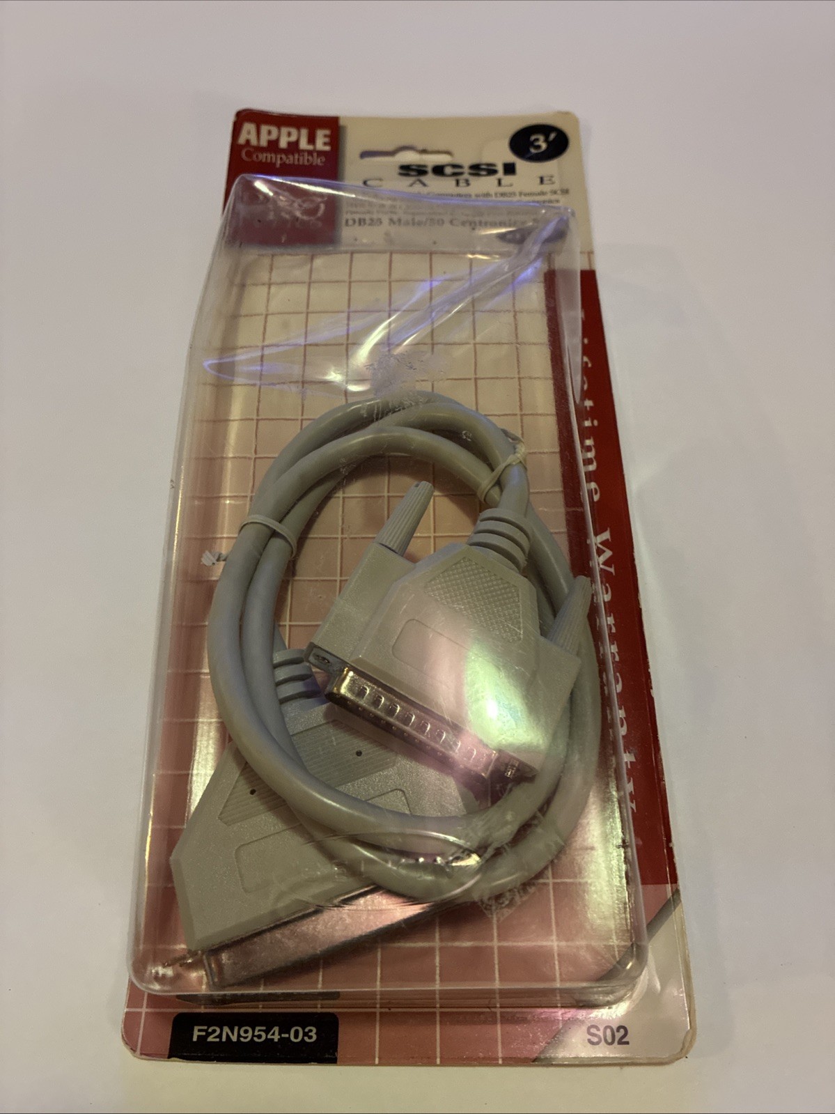 NEW - Apple Compatible 6’ SCSI Series DB25 Male Cable
