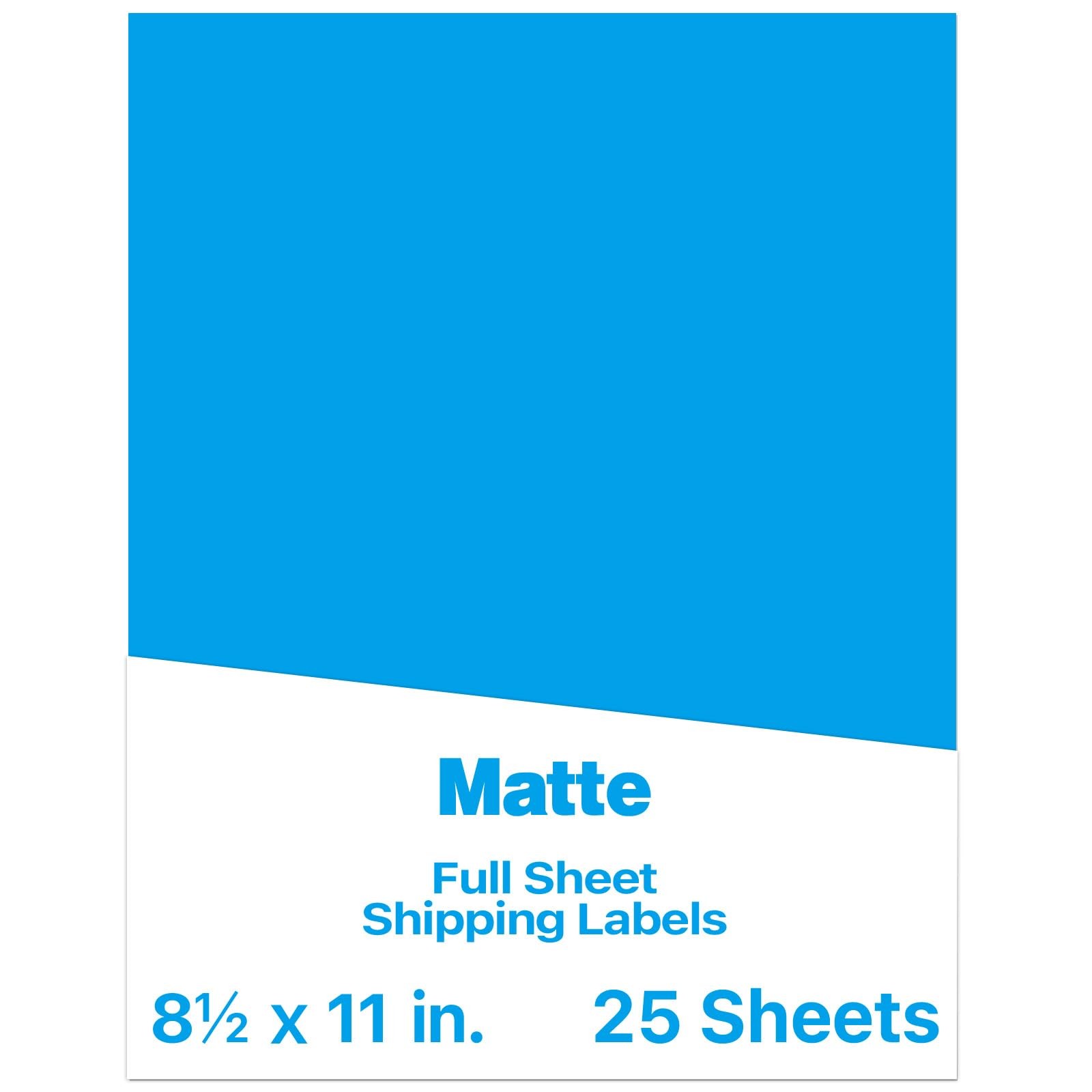 STARLIBOO Blue 8.5"x11" Printable Sticker Paper