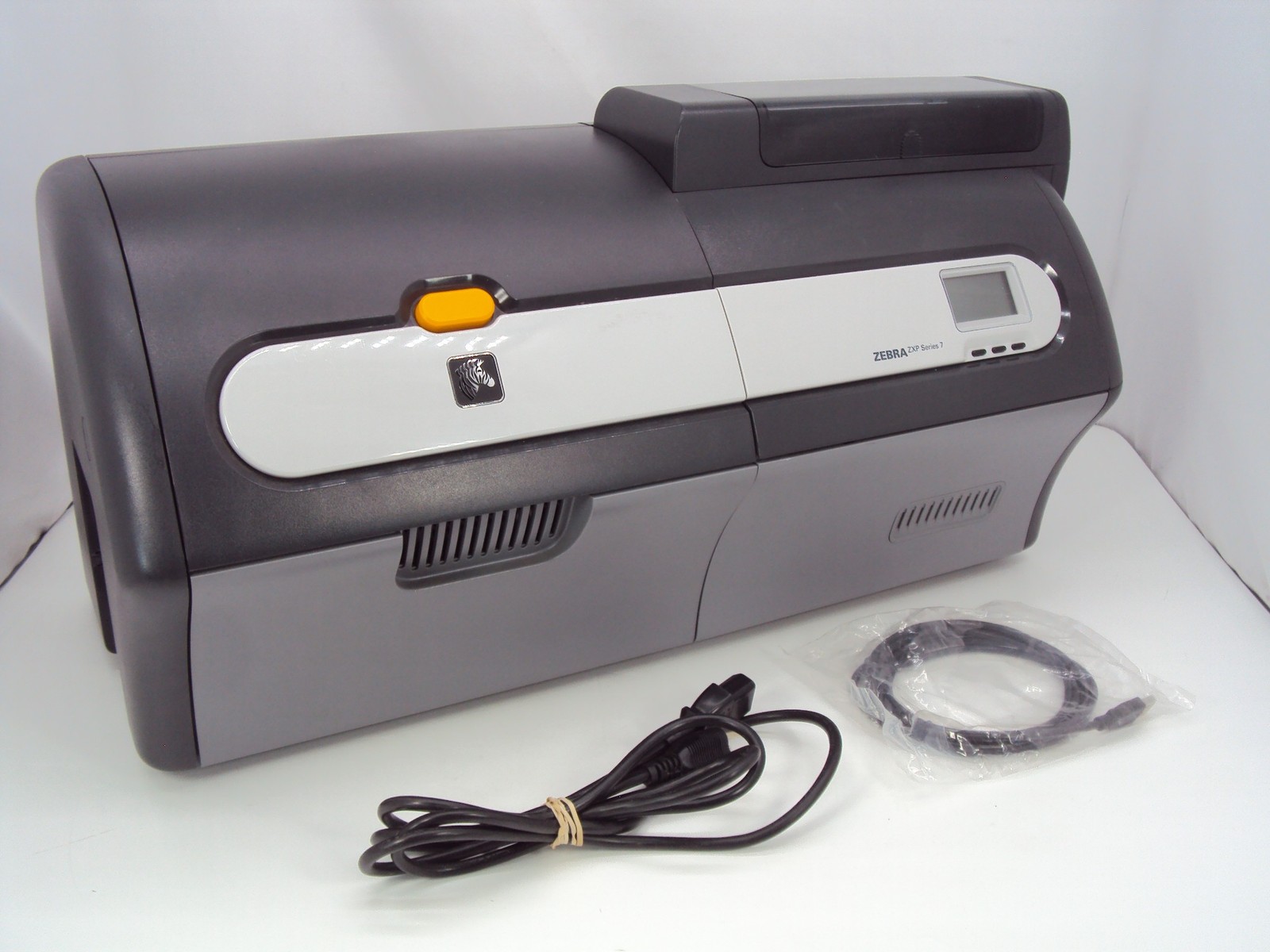 Lightly Used Zebra ZXP Series 7 Z71 Single Side ID Card Printer w/ New Ribbon