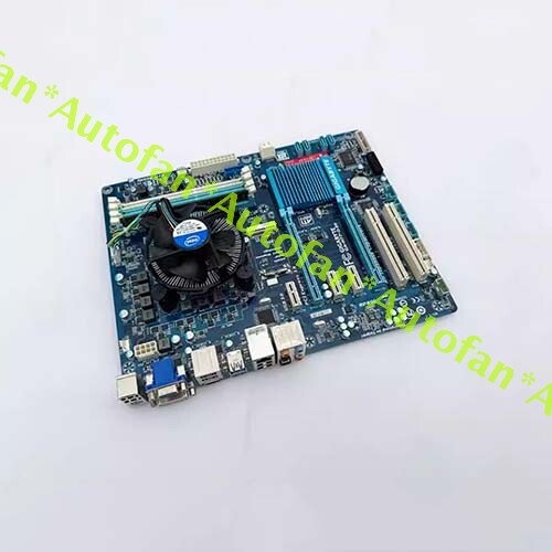 1PCS Used GA-H77-D3H Motherboard & CPU Fan Tested
