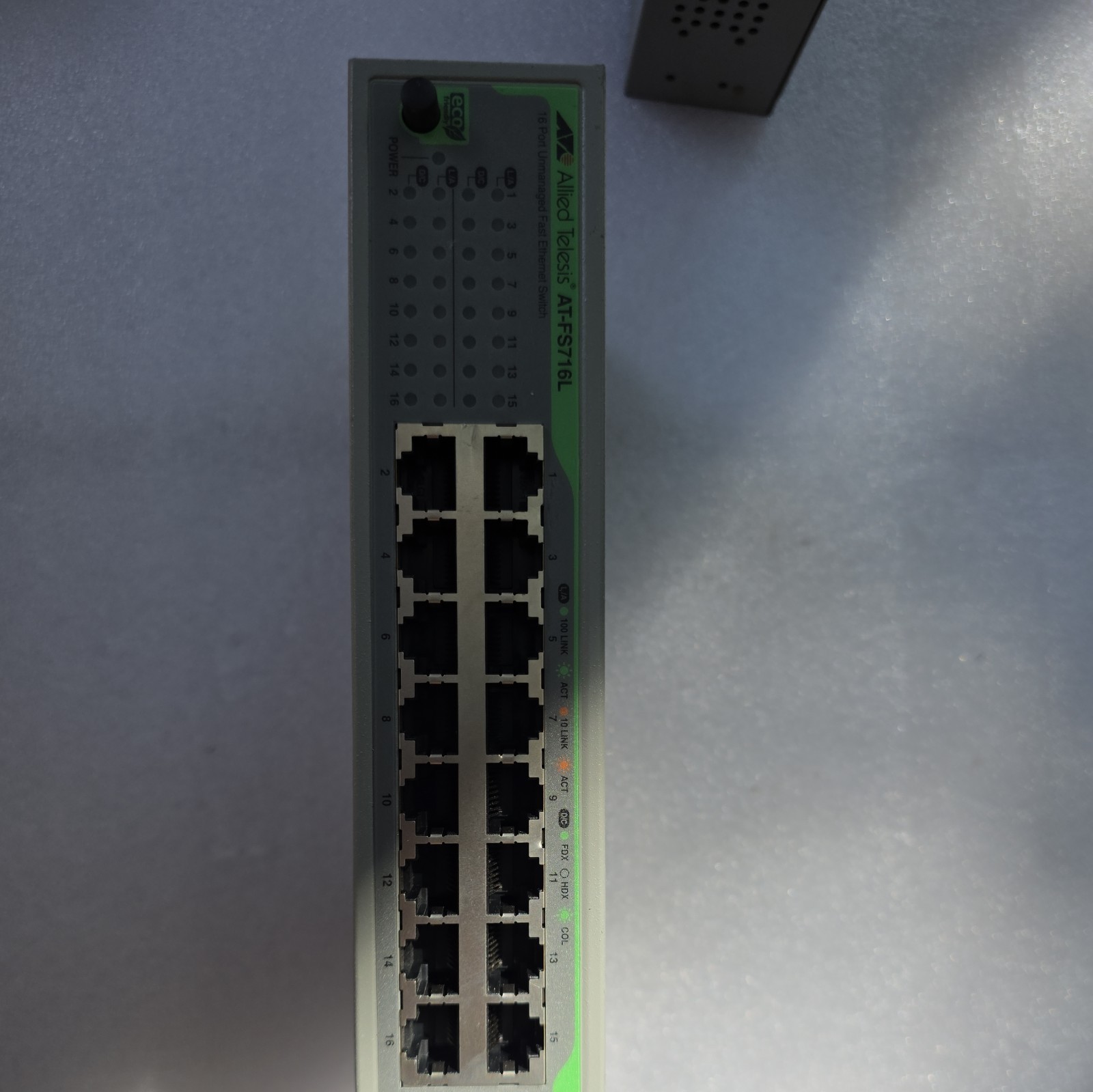 Allied Telesis AT-FS716L 16 Port Unmanaged Fast Ethernet Switch