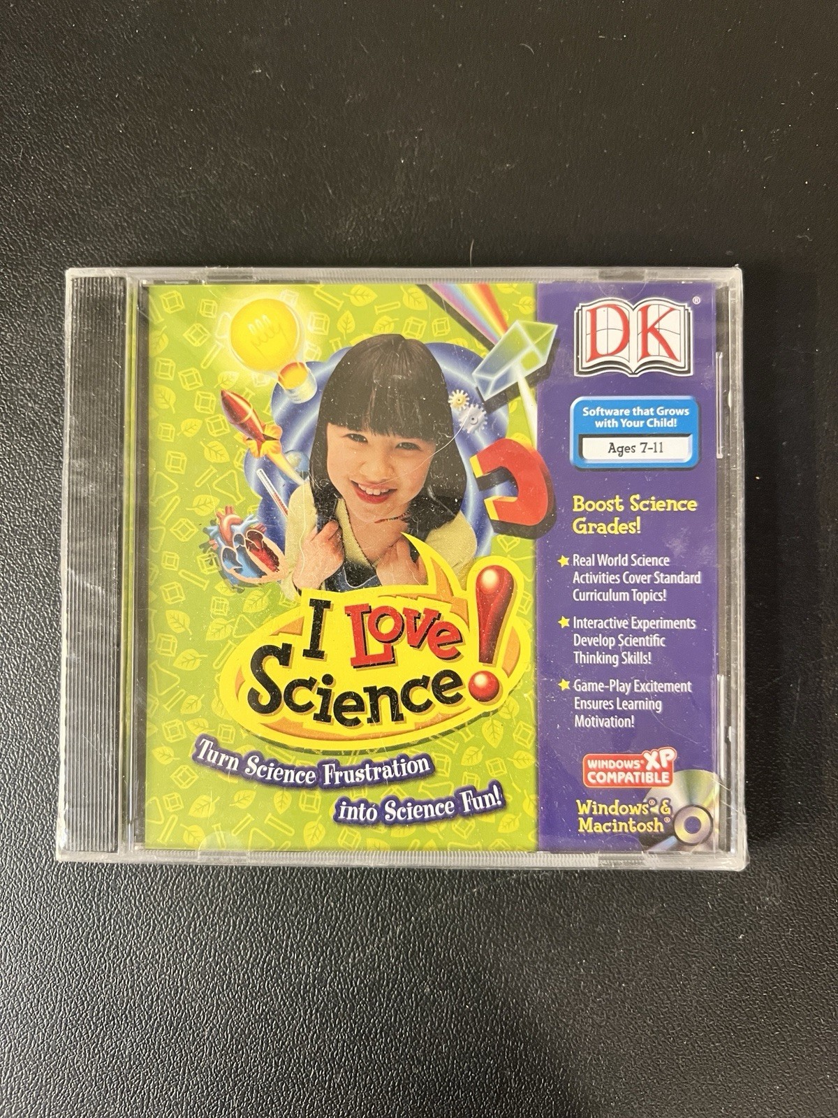 I Love Science By Scholastic Ages 7-11 [Windows/Mac CD-Rom] SEALED