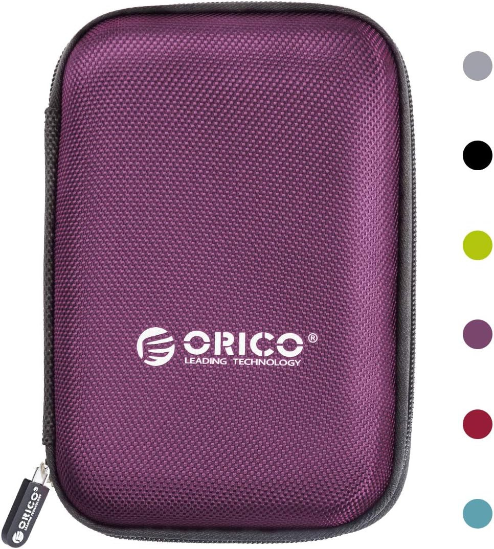 Hard Drive Case 2.5 Inch External Drive Storage Carrying Bag Waterproof