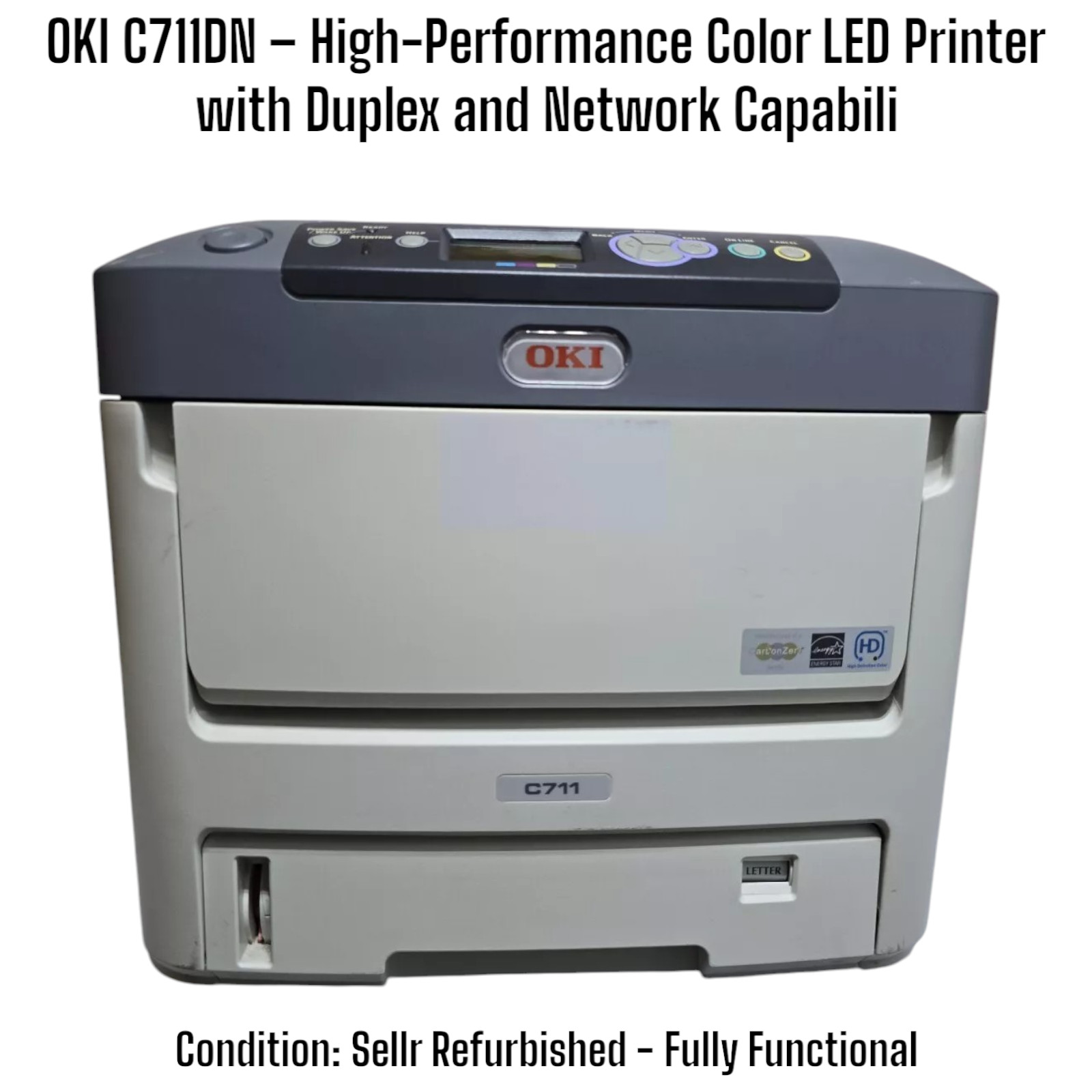 OKI C711DN – High-Performance Color LED Printer with Duplex and Network