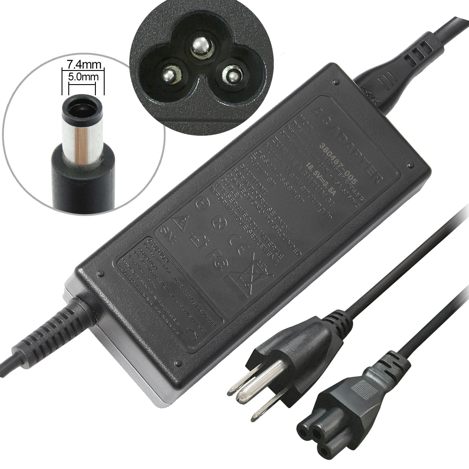 For HP ProBook 4510S 4520S 4530S 4540S AC Adapter Power Supply TOP Quality