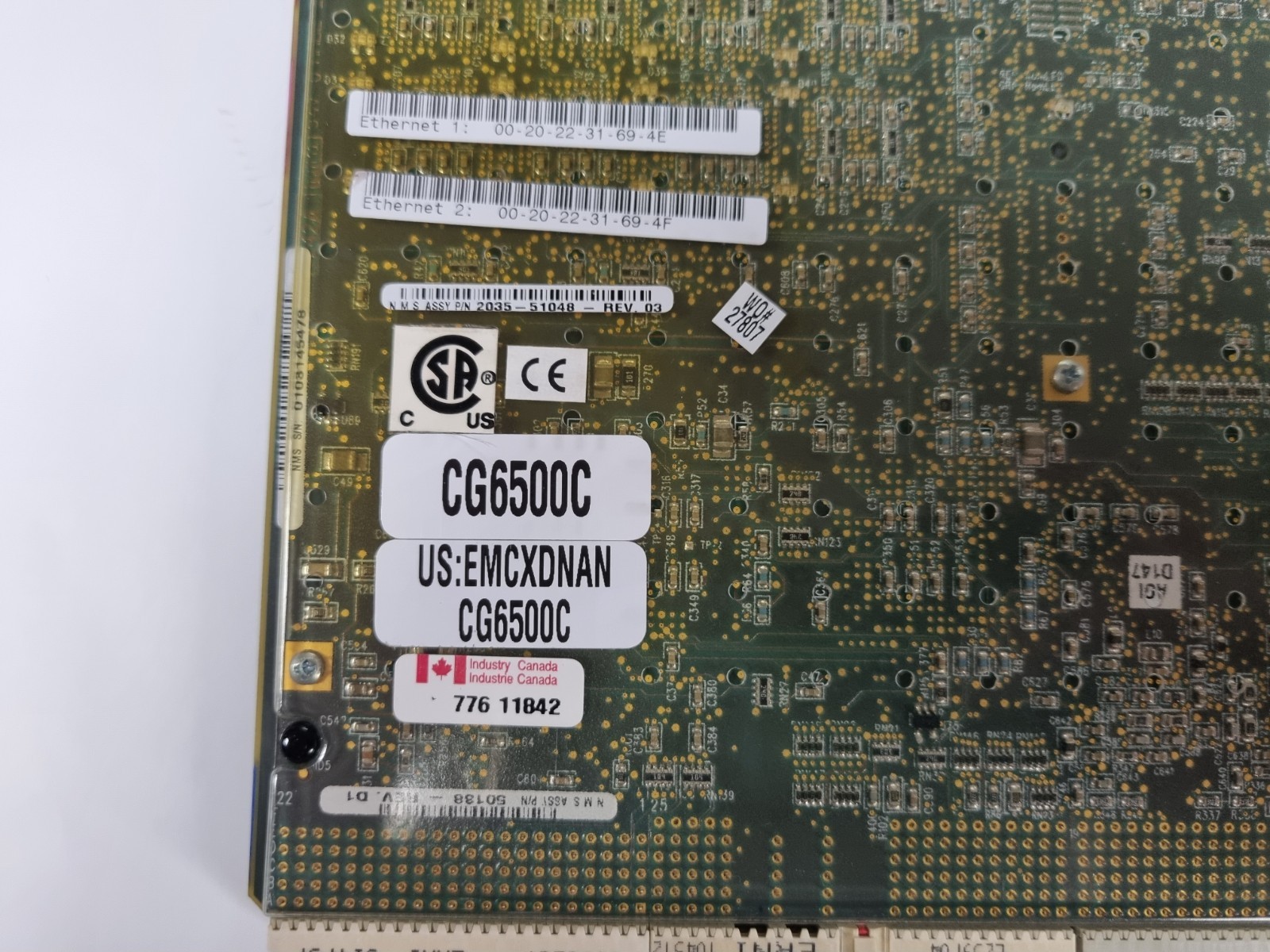 Natural Microsystems CG6500C Nms CG6500CRB CompactPCI Media Board