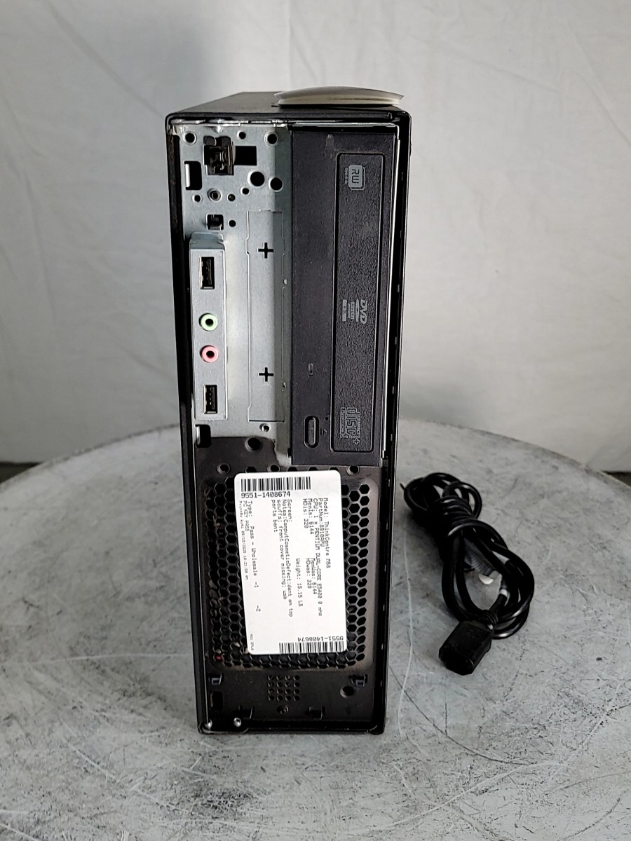 LENOVO ThinkCentre M58 8910APU SFF PC PENTIUM E5400 6GB 320GB SEE NOTES
