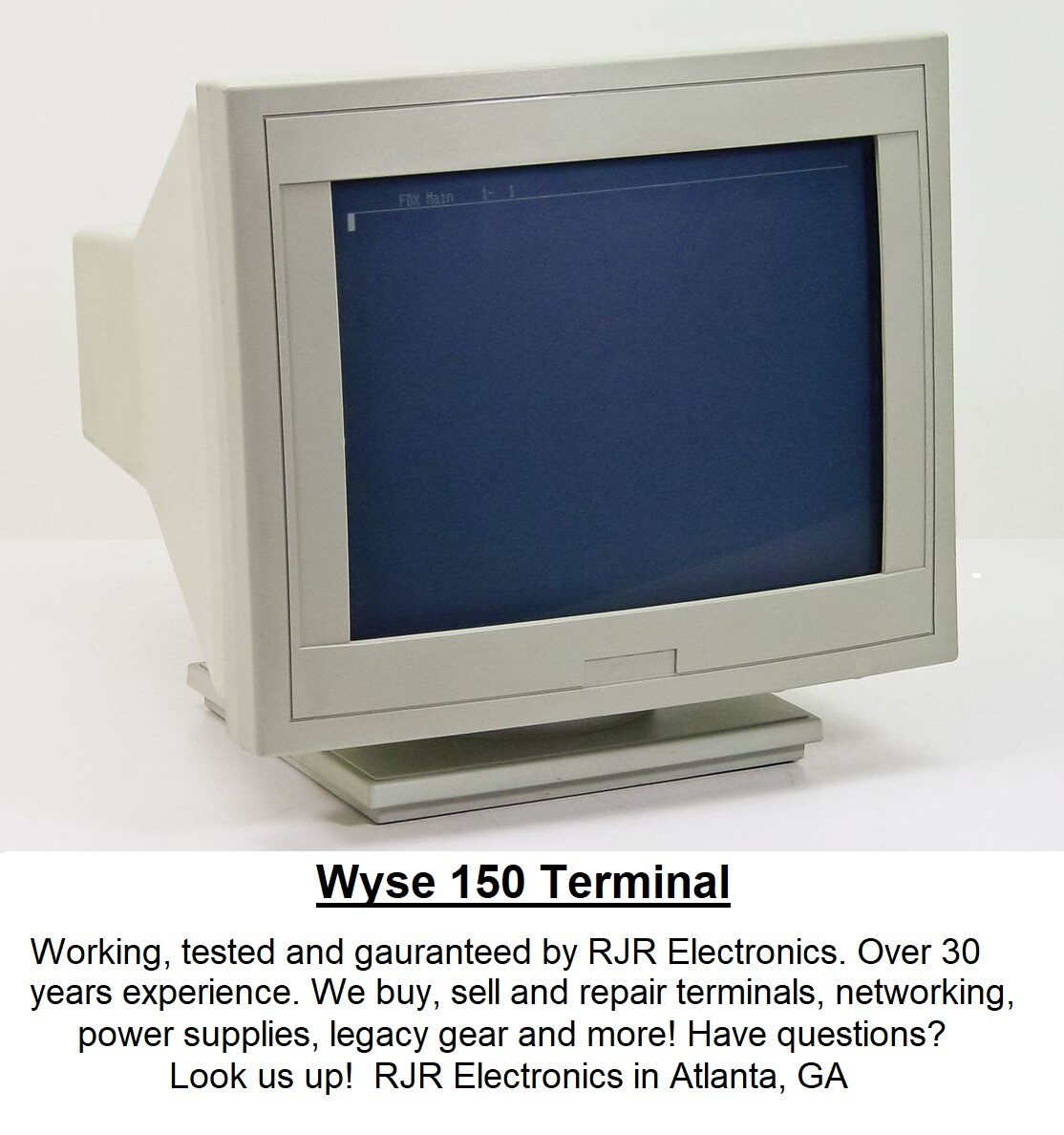 Wyse 150 Terminal Fully Refurbed WY-150, Wyse 900983-01, 900983-04 900311-07