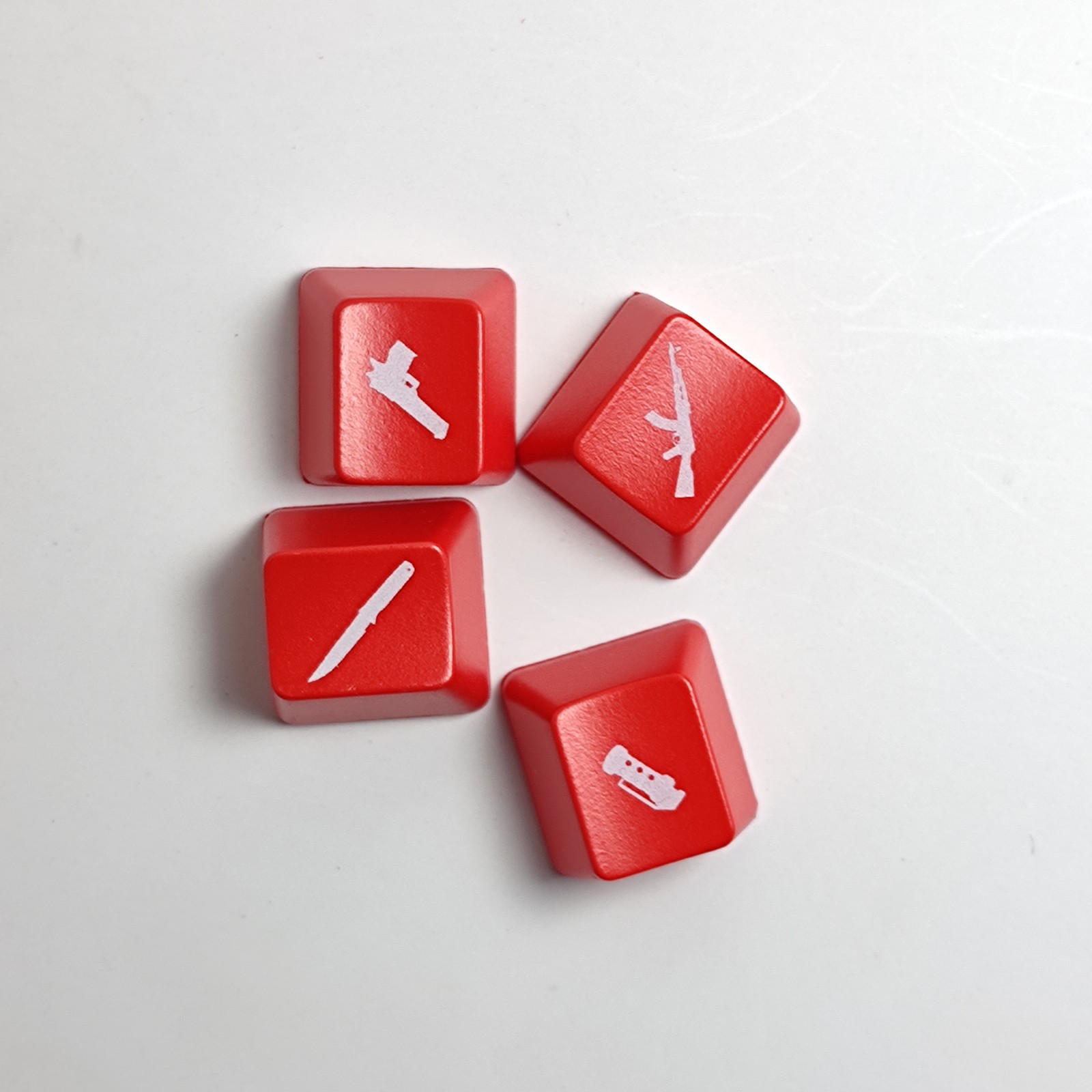 4PCS Keycaps ABS OEM R4 Key Caps Backlit Keycap Key Caps for Cherry MX Keyboard
