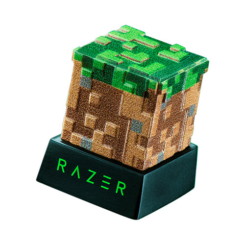 Razer Minecraft Grass Block Keycap - RARE LIMITED EDITION