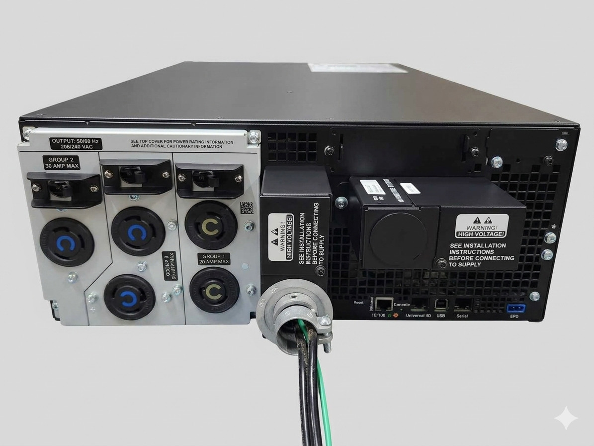 APC Smart UPS Model SRT6KRMXLT Uninterruptible Power Supply