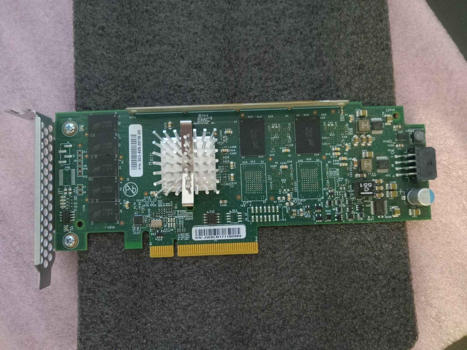 EMC 303-409-001B-00 NVRAM Network Adapter Card Low Profile JWXLN171100394