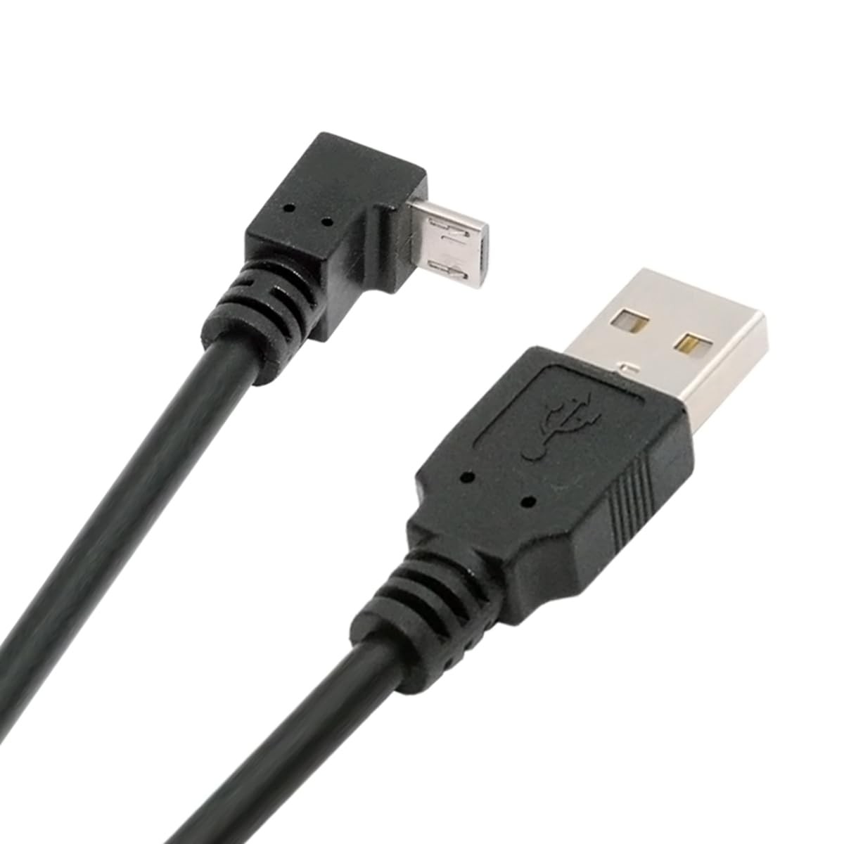 NFHK Up Angled 90 Degree Micro USB 5Pin to 2.0 Type-A Data Charge 50cm