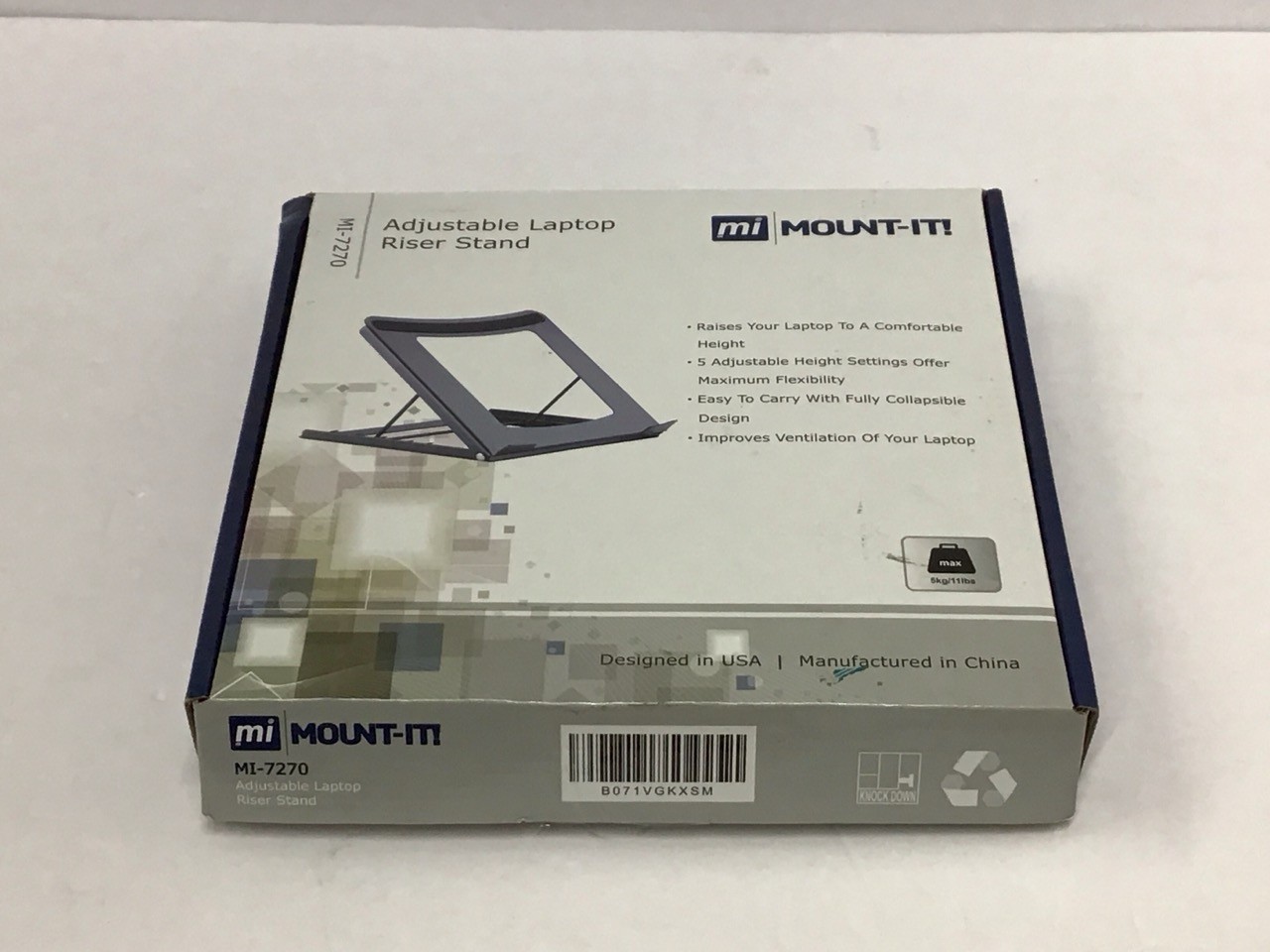 Mount It Adjustable Laptop Notebook Riser Stand  MI-7270