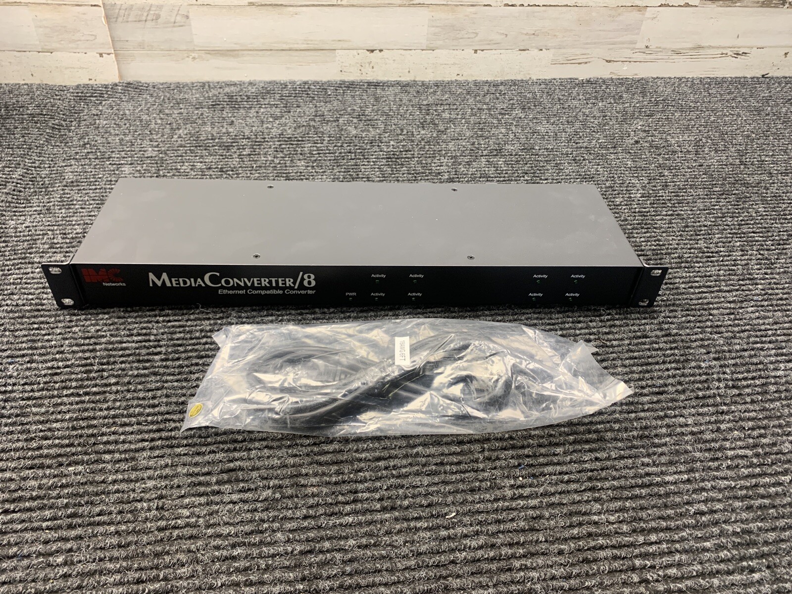 NIB New Black Box Modular Media Converter Model LE7408A