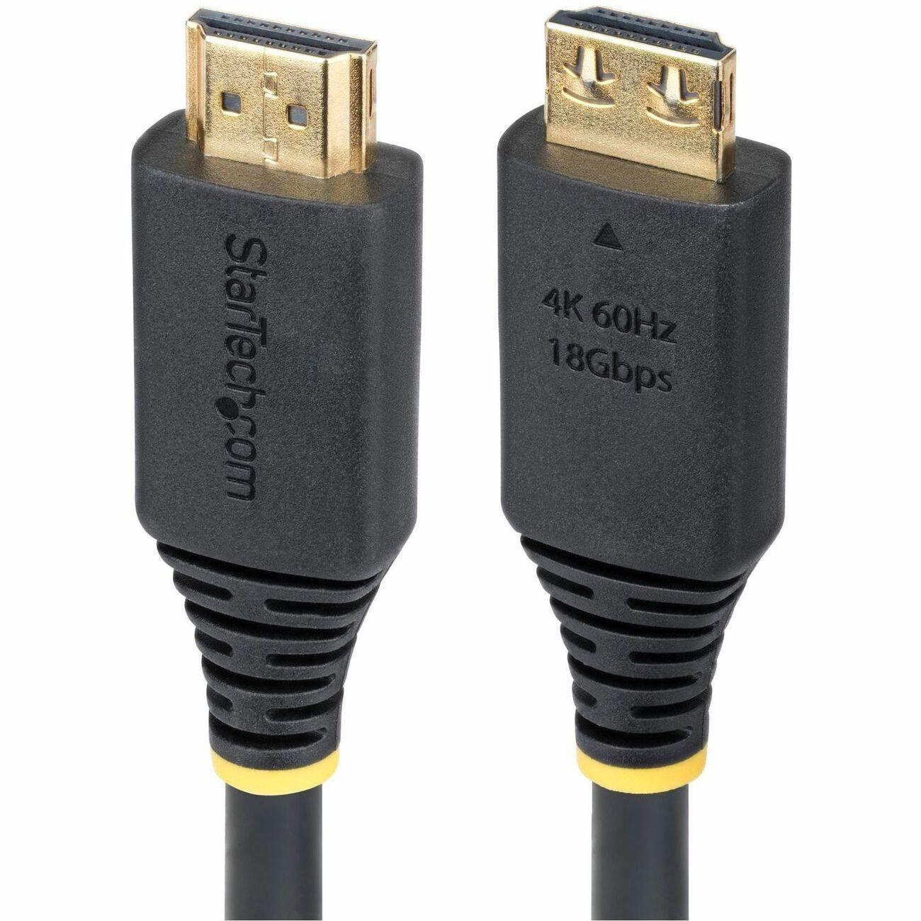 StarTech 3ft High Speed HDMI Cable with Gripping Connectors, 4K 60Hz