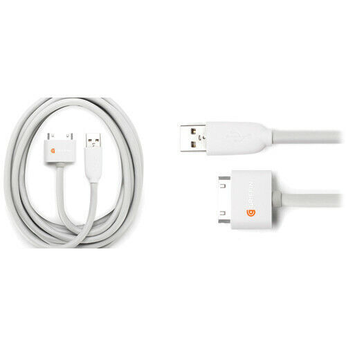 NEW Griffin 10W Charger Extra Long 10' USB Data Cable Apple iPad 1 iPhone 4 iPod