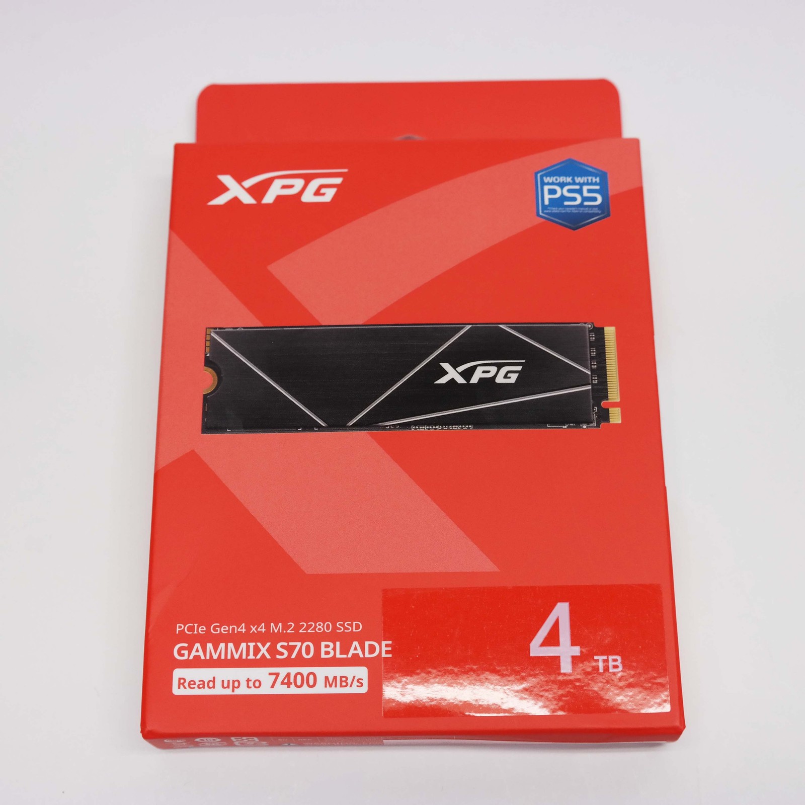 ADATA SSD XPG GAMMIX S70 BLADE PCIe Gen4x4 M.2 2280 4TB Solid State Drive