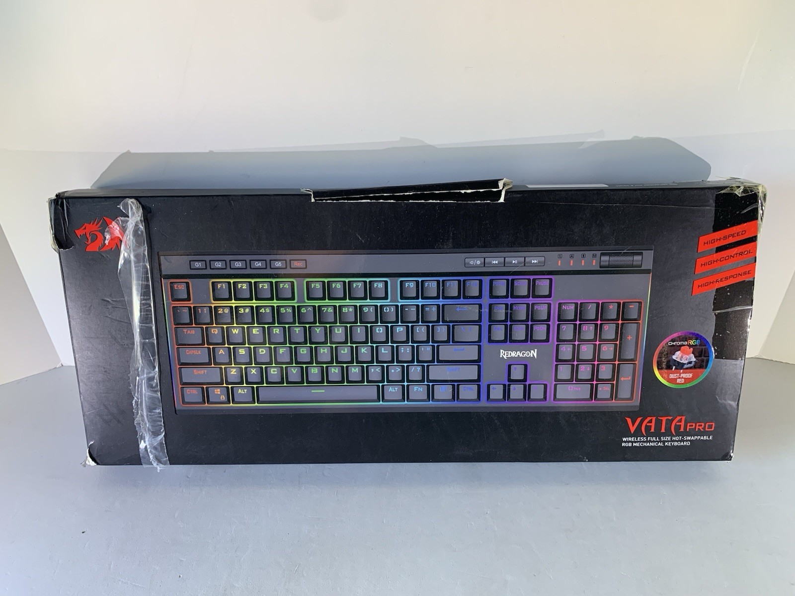 Redragon K580 Vata PRO Wireless RGB Mechanical Keyboard - Read Description