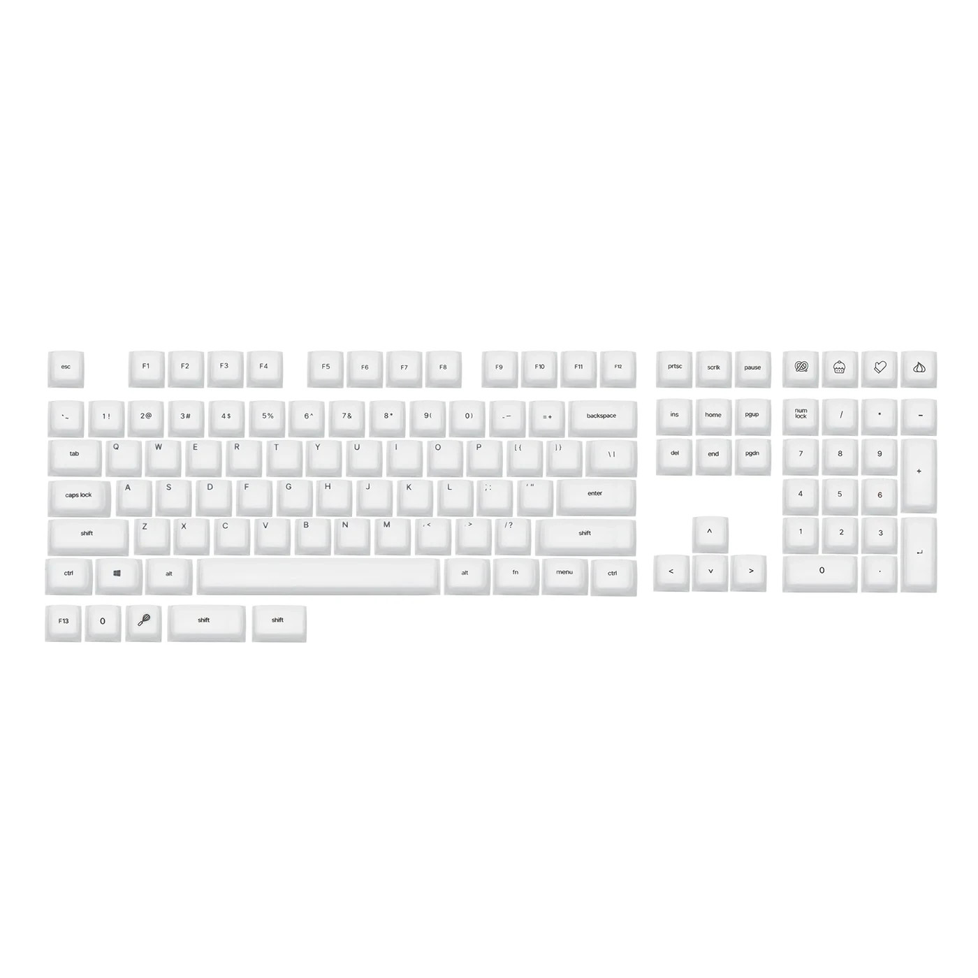 EpoMaker AegisSil Silicone Keycap Set – 113 Keys, Cherry Profile, MX-Compatible