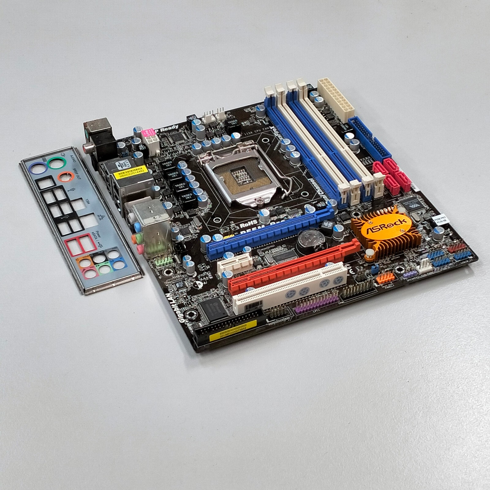ASRock MicroATX Socket LGA1156 DDR3 DIMM Intel® H55 chipset P55M Pro