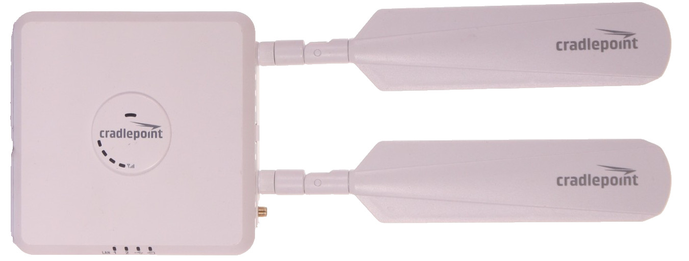 Cradlepoint CBA850 LTE Router White Dual Ethernet Wireless Connectivity - No AC