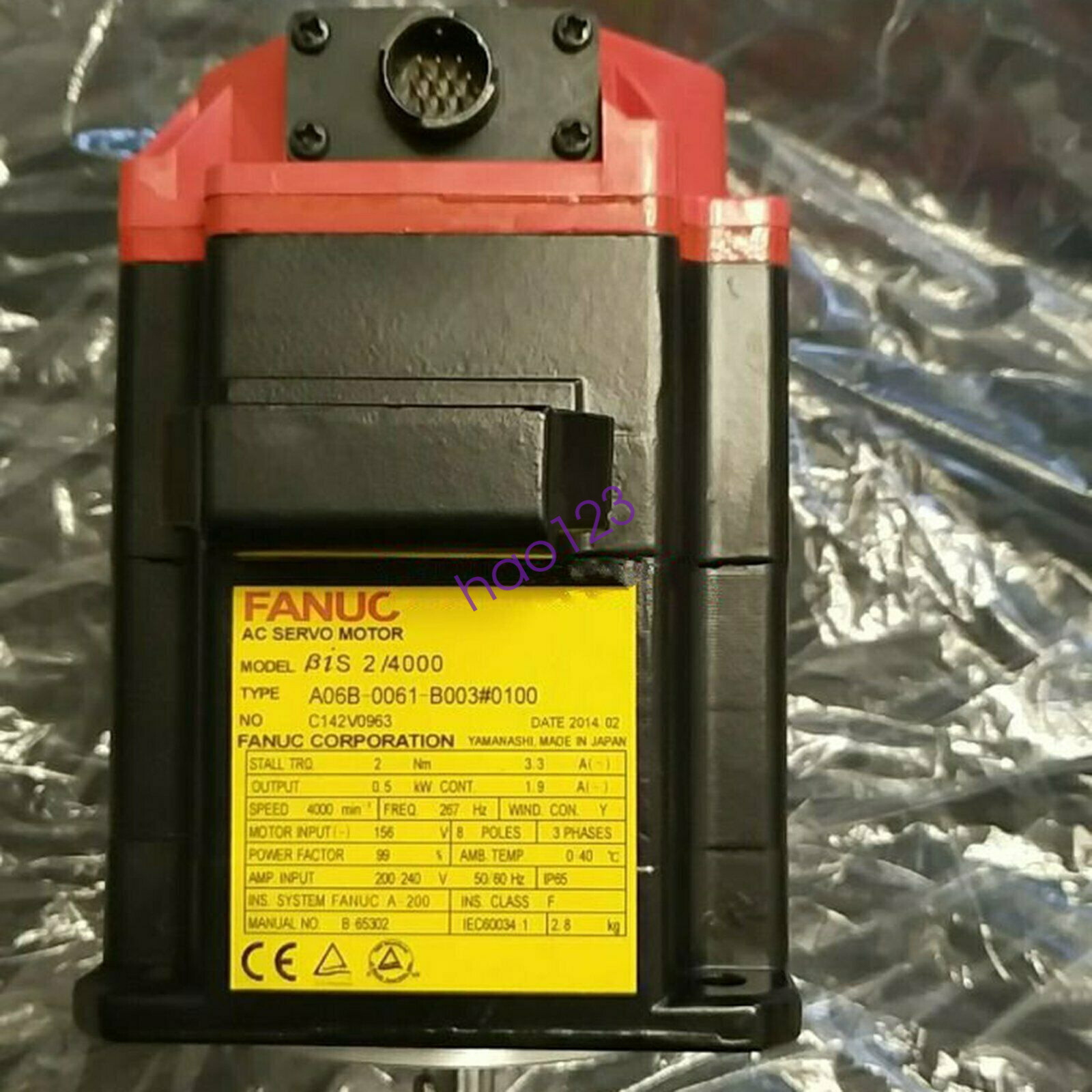 1PC New Fanuc A06B-0061-B003#0100 Servo Motor Expedited Shipping DHL/FedEx