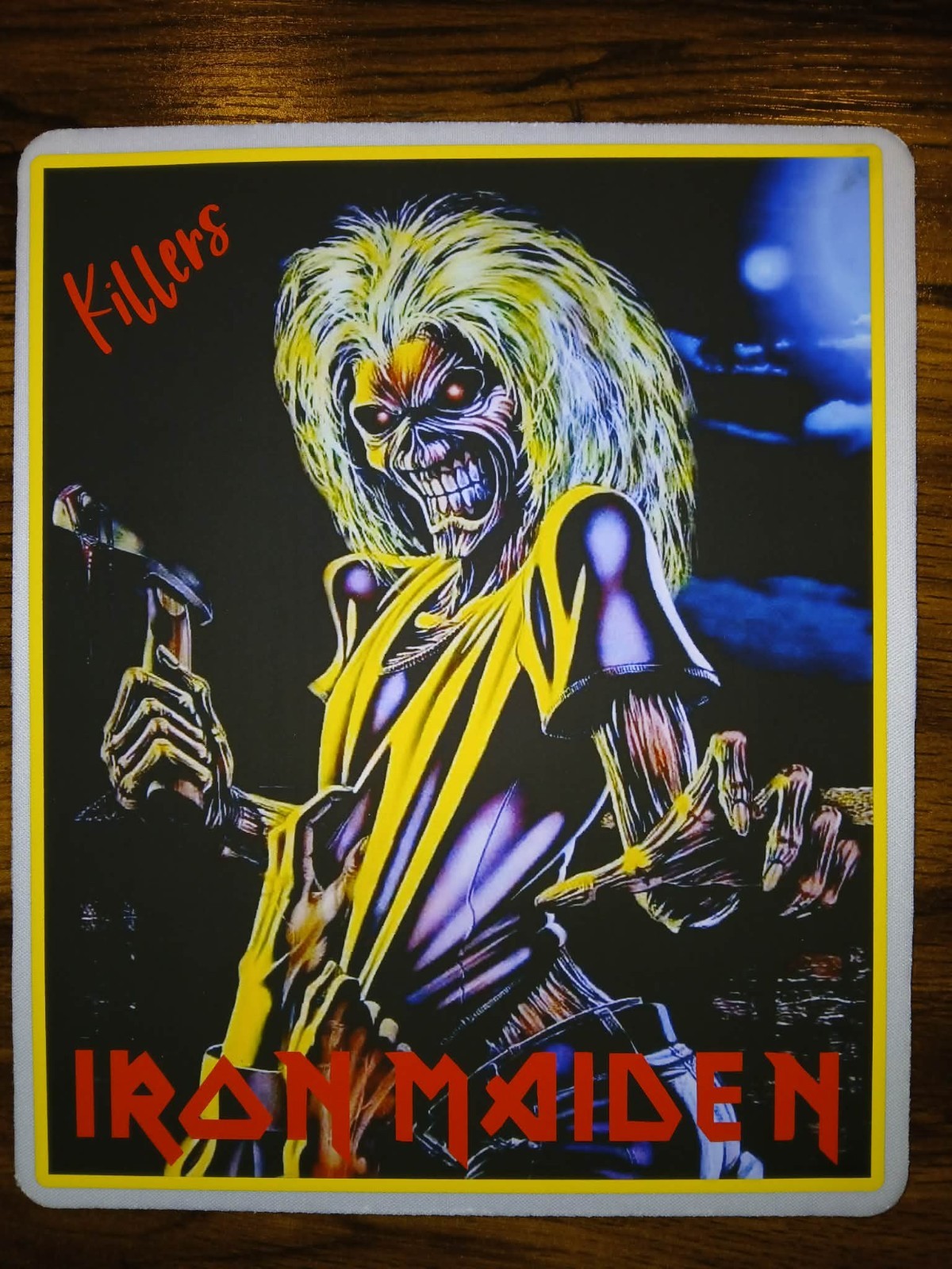 Eddie Iron Maiden Killers Mouse Pad Mat Computer Desk Accessory 