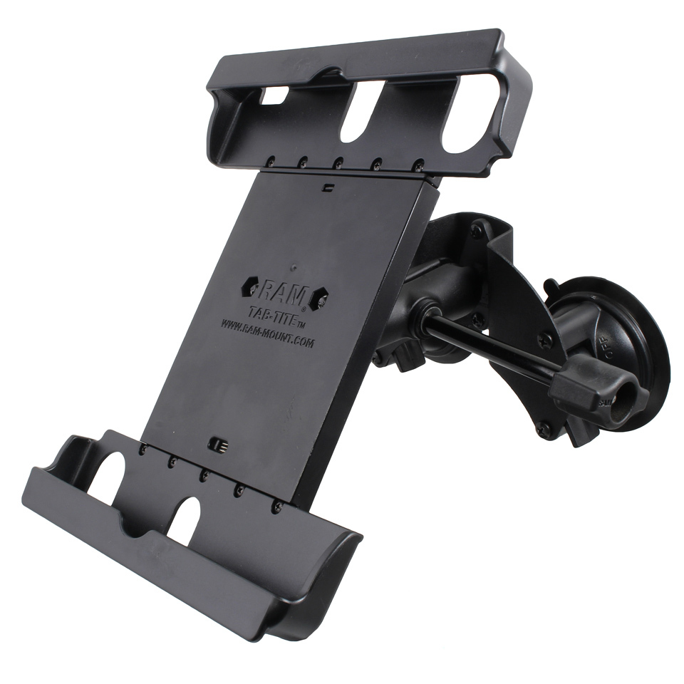 RAM Dual Articulating Suction Cup Mount-iPad Air, Air2, iPad 6th 7th 8th 9th 10