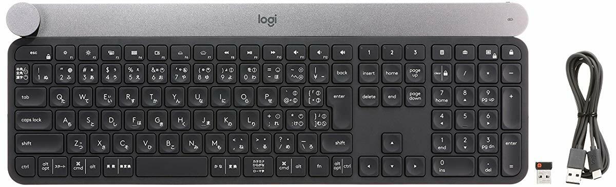 Logicool KX1000s Keyboard Wireless Bluetooth CRAFT Multi-device Mac From Japan