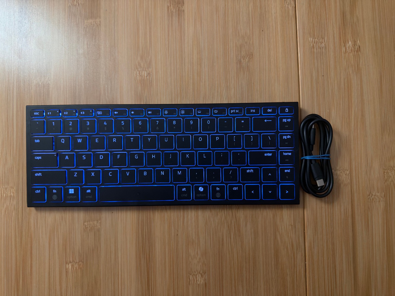 Razer - Joro Portable Bluetooth Wireless Gaming Keyboard With Chroma RGB