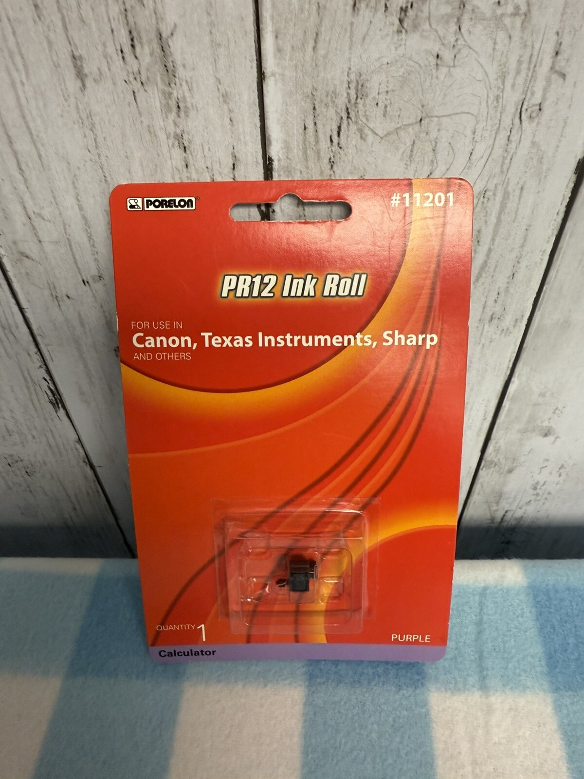 Porelon # 11201 Calculator Ink Roller Purple Model PR12 NWT UNOPENED