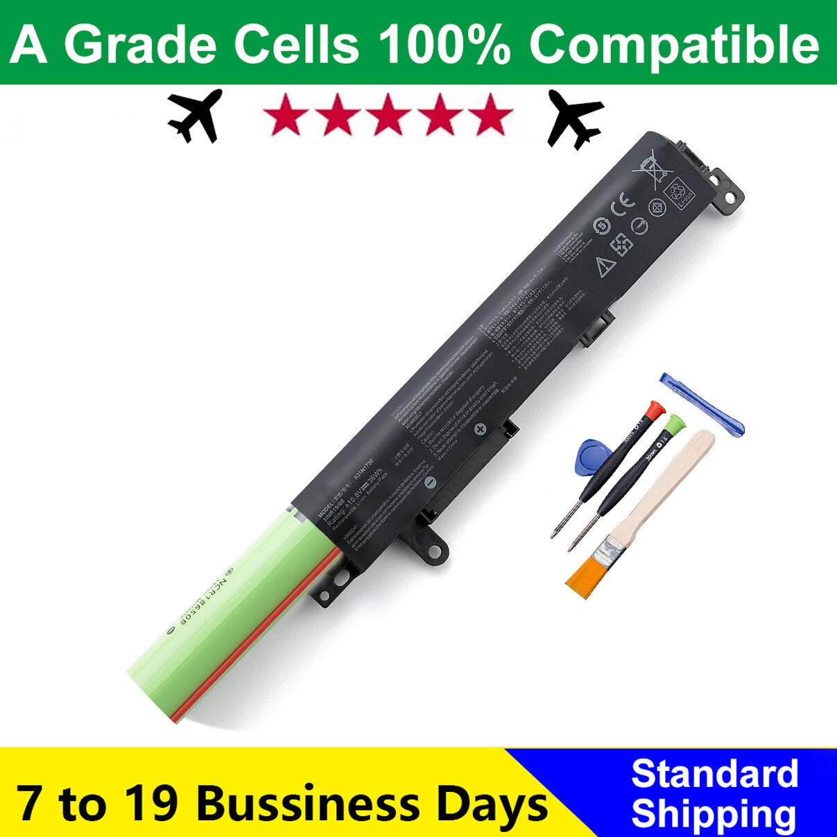 A31N1730 Laptop Battery For Asus X560UD R562UD K560UD F560UD F560 A560UD 36WH