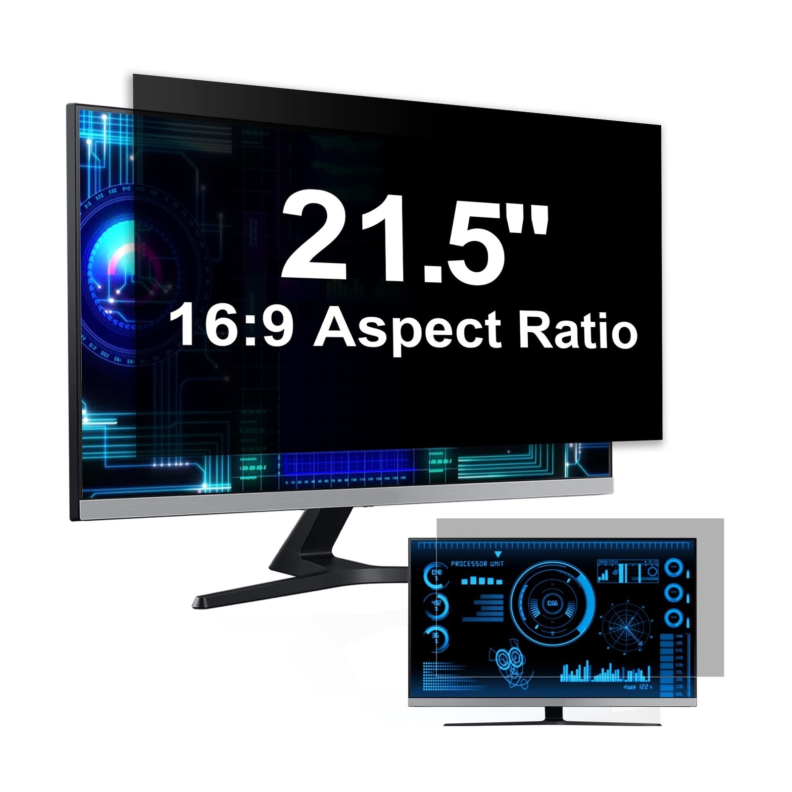 [2-Pack] 21.5 Inch Computer Privacy Screen Filter for 16:9 Widescreen Monitor...