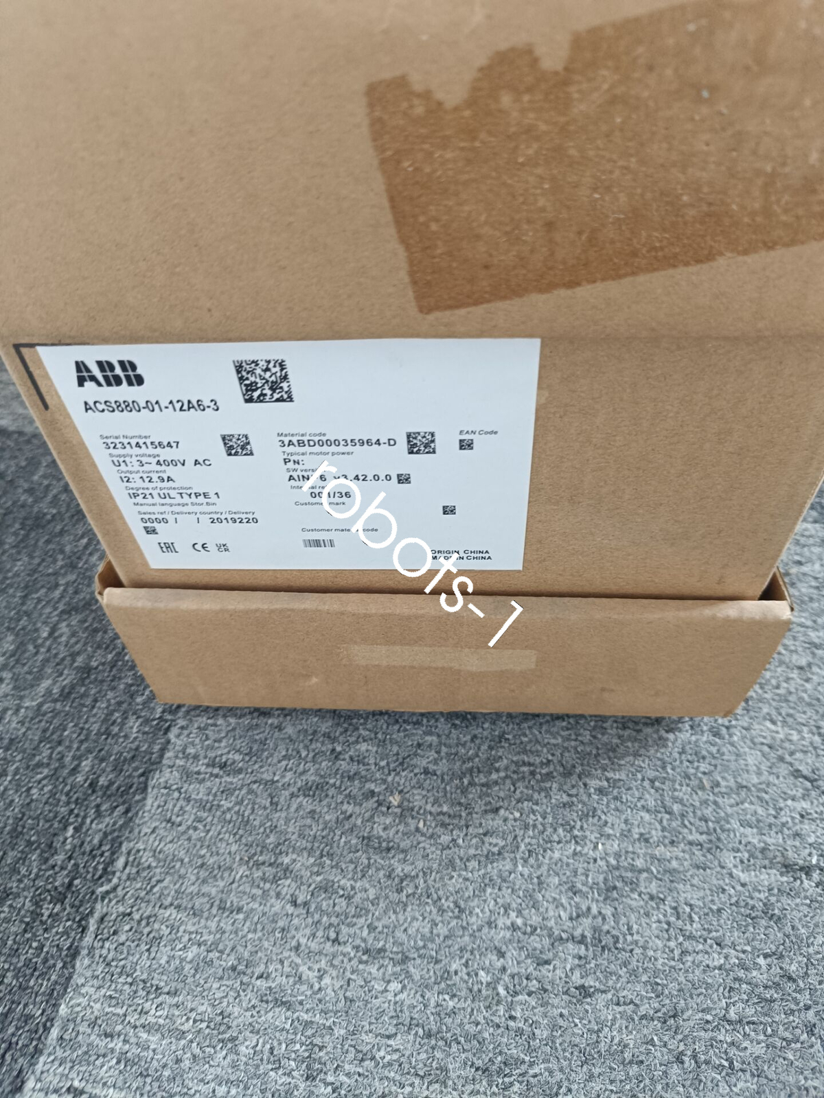 ACS880-01-12A6-3 ABB Brand New Inverter FedEx or DHL